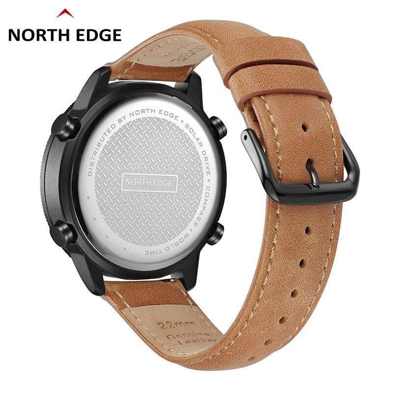 Digital Solar Powered Outdoor Compass Watch