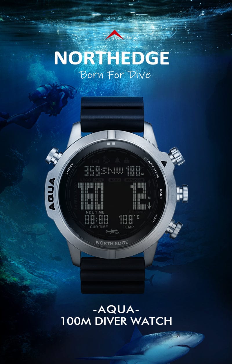 Professional 7 In 1 Multifunction Outdoor Diving Watch