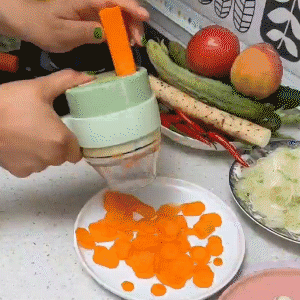 The Chopsy | 4-in-1 Vegetable Cutter & Chopper with Blade Attachments