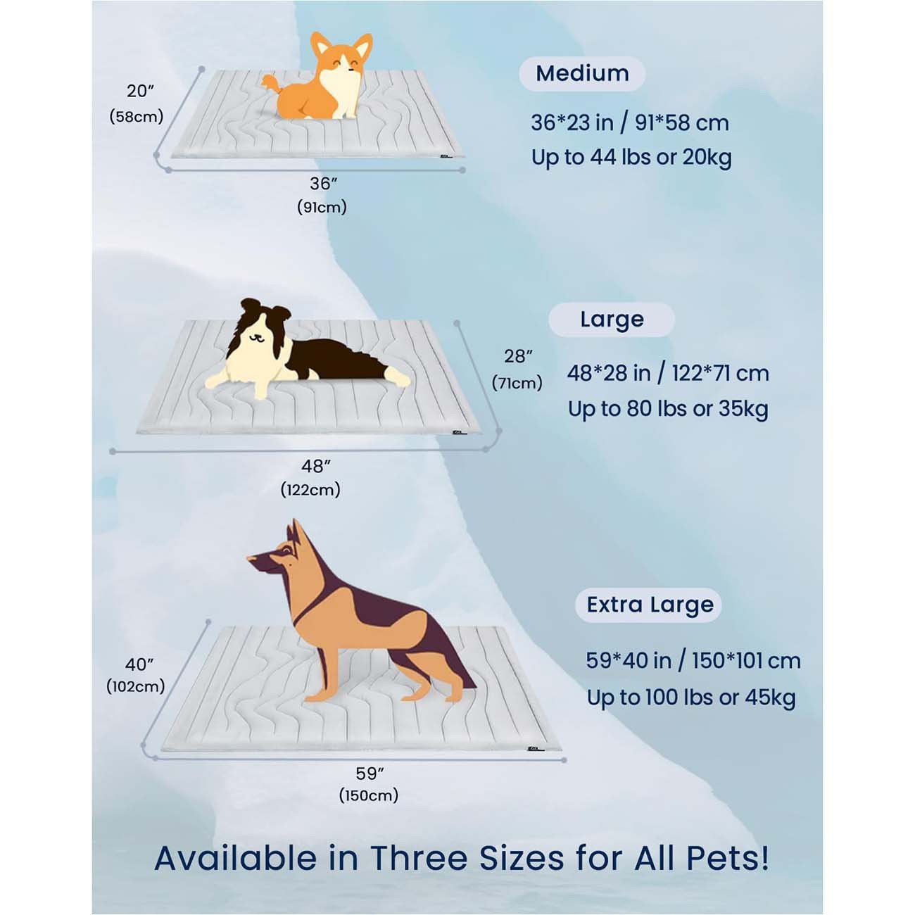 Dog Cooling Eco-friendly Mat, Cooling Pad