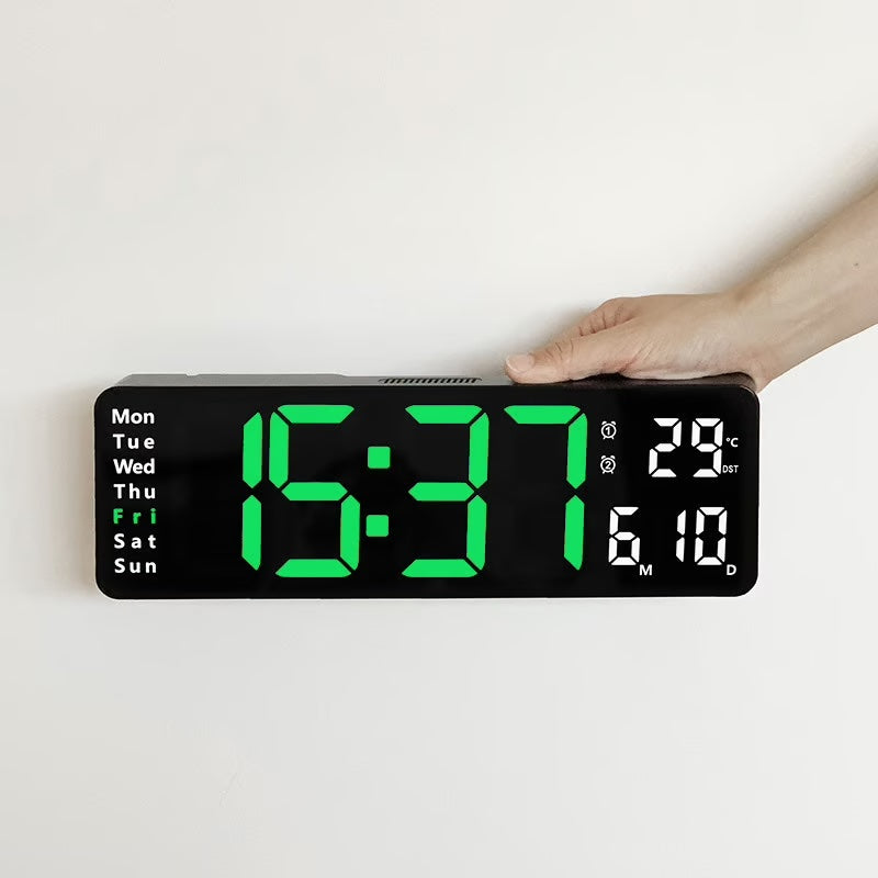 13” Smart Watch: Temperature, Date, Night Light & More