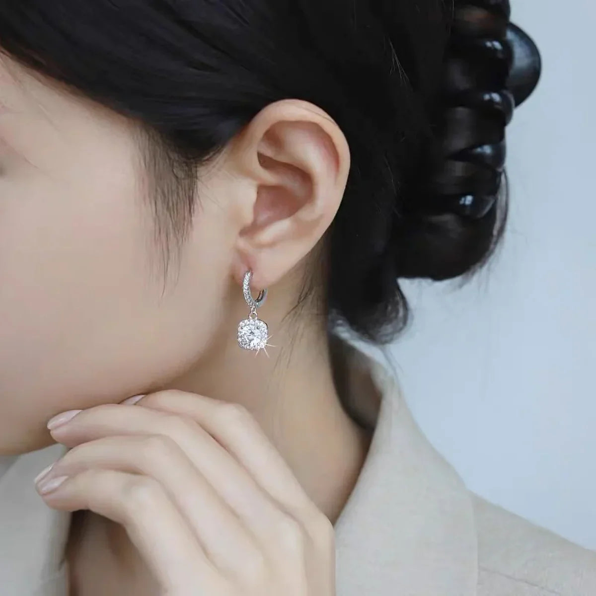 Classic Square-Cut Earrings