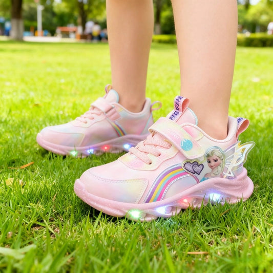 FAIRYFLASH – LED Princess Sneakers with Child-Safe Traction Control