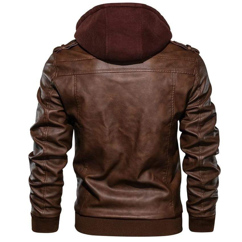 Casual Biker Leather Jacket