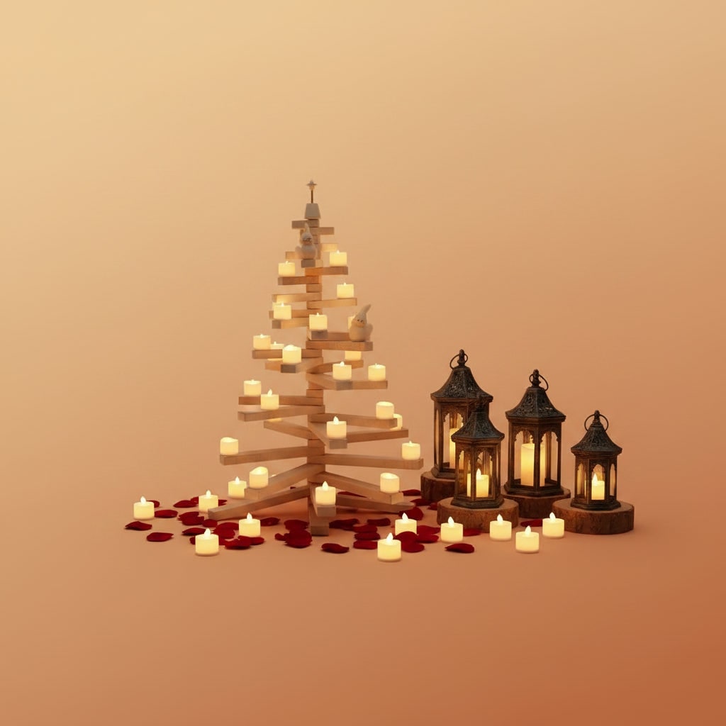 Halloween Flameless LED Tea Lights Battery Operated Candles with Flickering Warm Glow and Flame