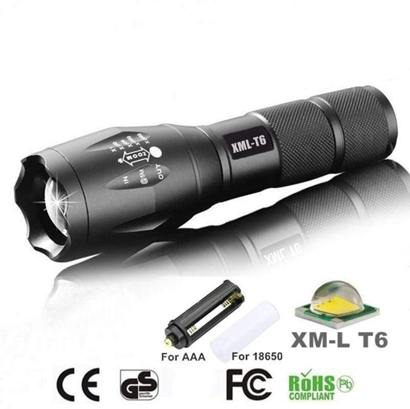 Aluminum Zoomable LED Flashlight