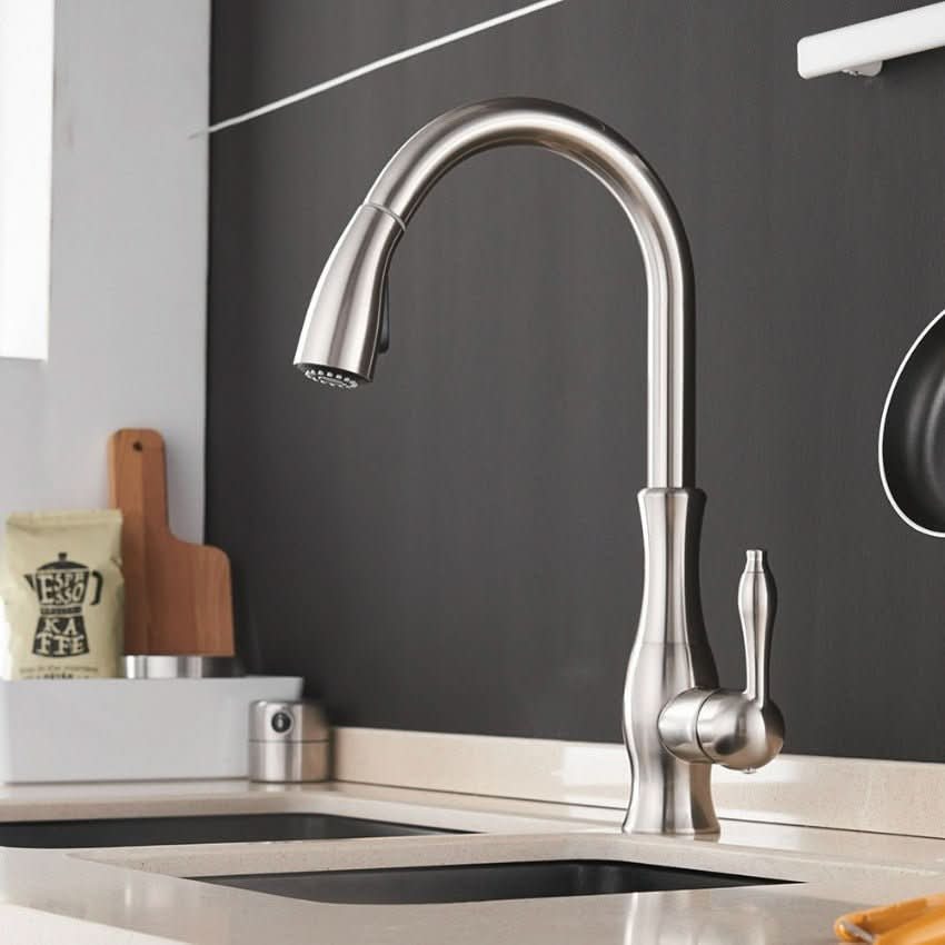 Flexflow – Extendable Stainless Steel Kitchen Tap for Flexible Rinsing