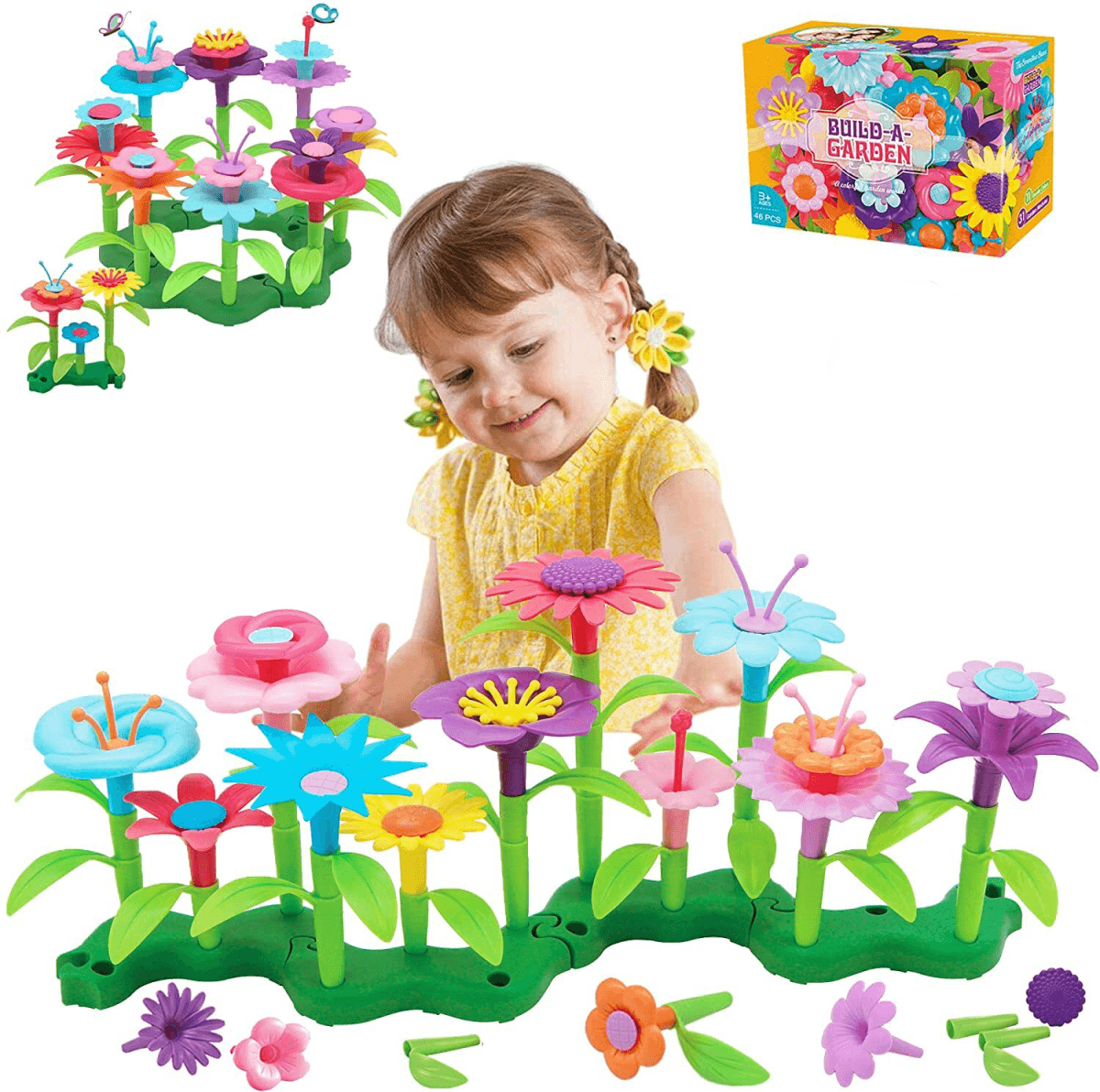Flower Garden Building Set  (46 pieces)