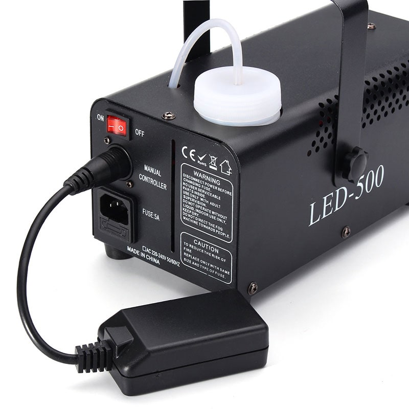 Halloween Fog Machine Smoke with Built-In LED Lights Wireless Remote for Party Decoration