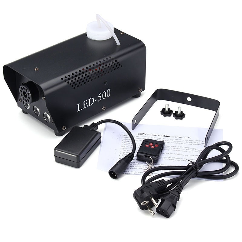 Halloween Fog Machine Smoke with Built-In LED Lights Wireless Remote for Party Decoration