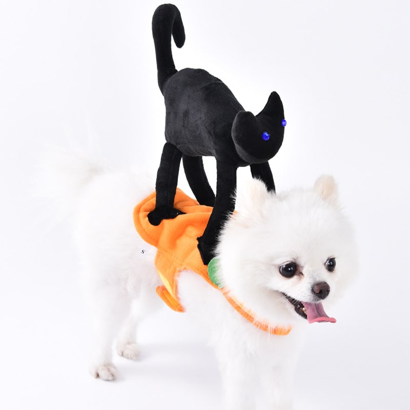 Funny Dog Costume with Novelty Holiday Designs and Adjustable Closures Halloween