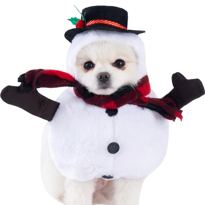 Funny Dog Costume with Novelty Holiday Designs and Adjustable Closures Halloween