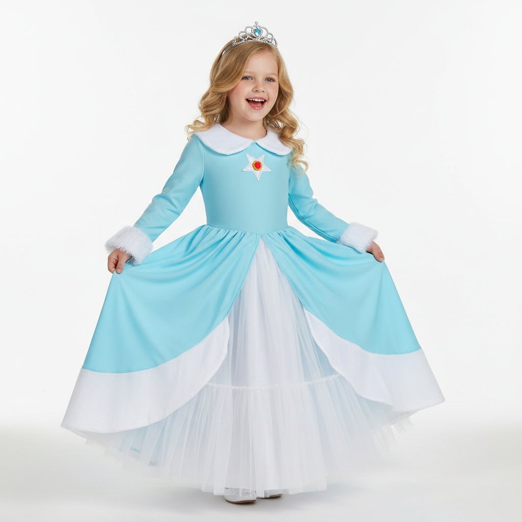 Girls' Halloween Princess Costume and Dress Up Accessories for Games