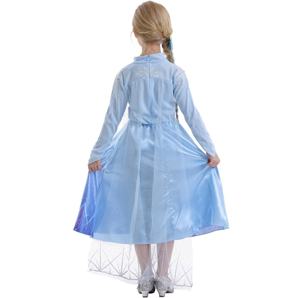 Girls' Halloween Princess Costume Dress with Cape and Wand Accessory Set