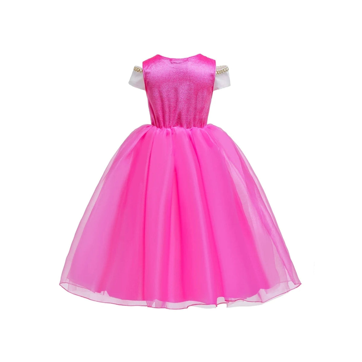 Girls' Princess Halloween Costume Dress with Accessories and Tiara