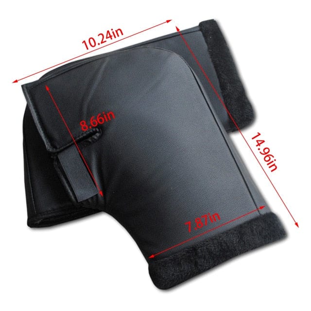 Windproof PU Winter Thick Handlebar Muffs