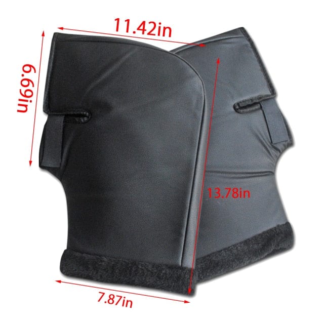 Windproof PU Winter Thick Handlebar Muffs