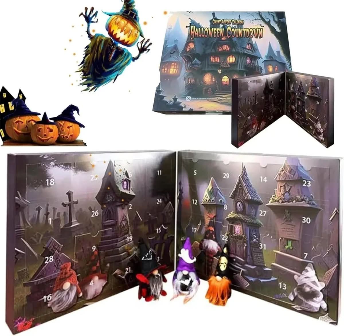 GNOMELYN 2025 – Whimsical Gnome Advent Calendar with 24 Handmade Figures