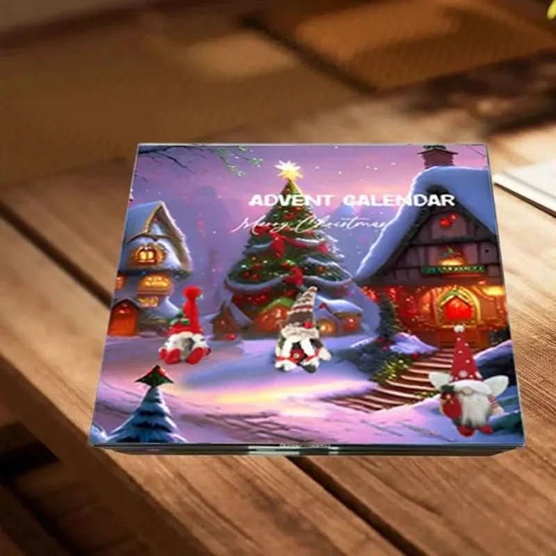 GNOMELYN 2025 – Whimsical Gnome Advent Calendar with 24 Handmade Figures