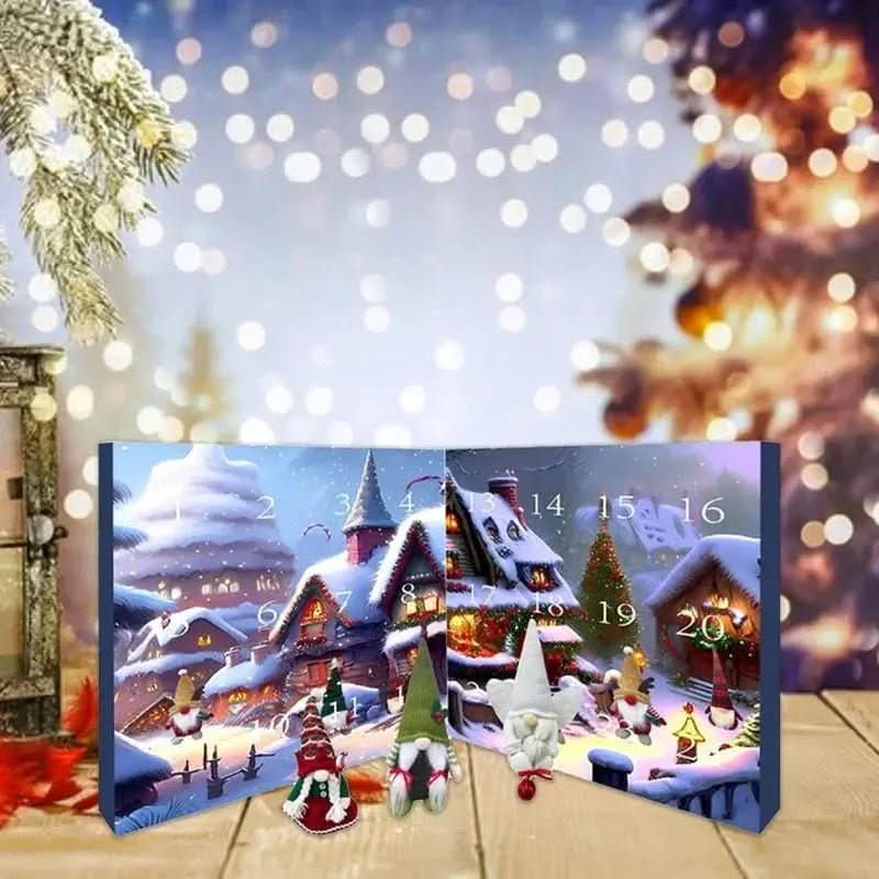 GNOMELYN 2025 – Whimsical Gnome Advent Calendar with 24 Handmade Figures