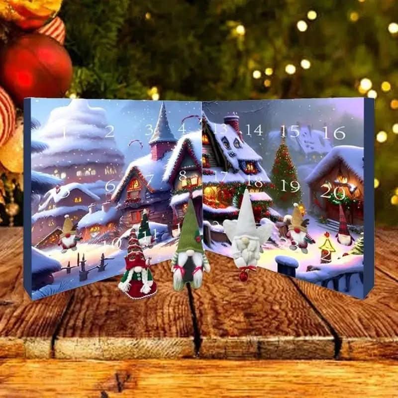 GNOMELYN 2025 – Whimsical Gnome Advent Calendar with 24 Handmade Figures