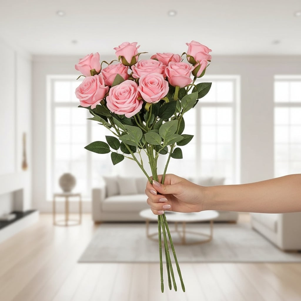 Halloween Artificial Flowers Fake Roses Bulk Faux Long Stem for Decoration and Party Arrangement