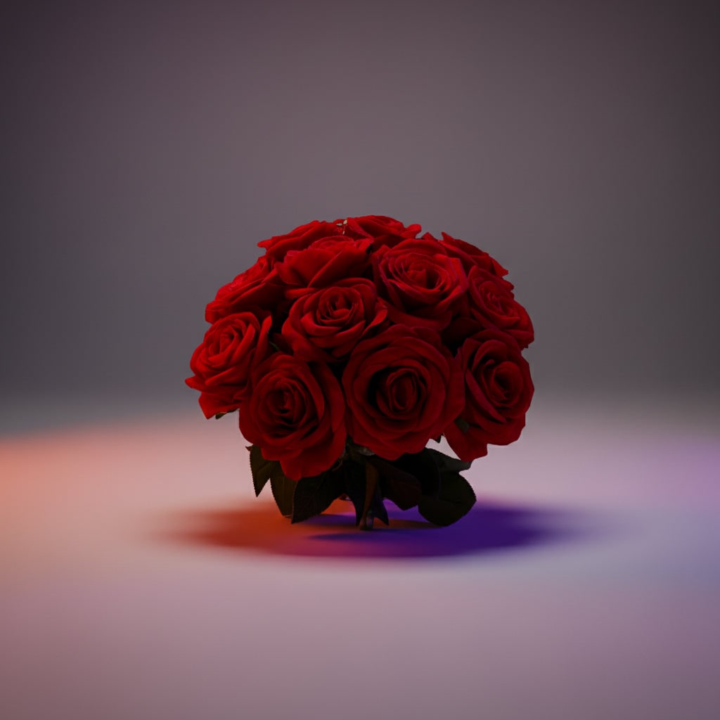 Halloween Artificial Roses Bulk Big Bouquet with Realistic Petals for Seasonal Decoration