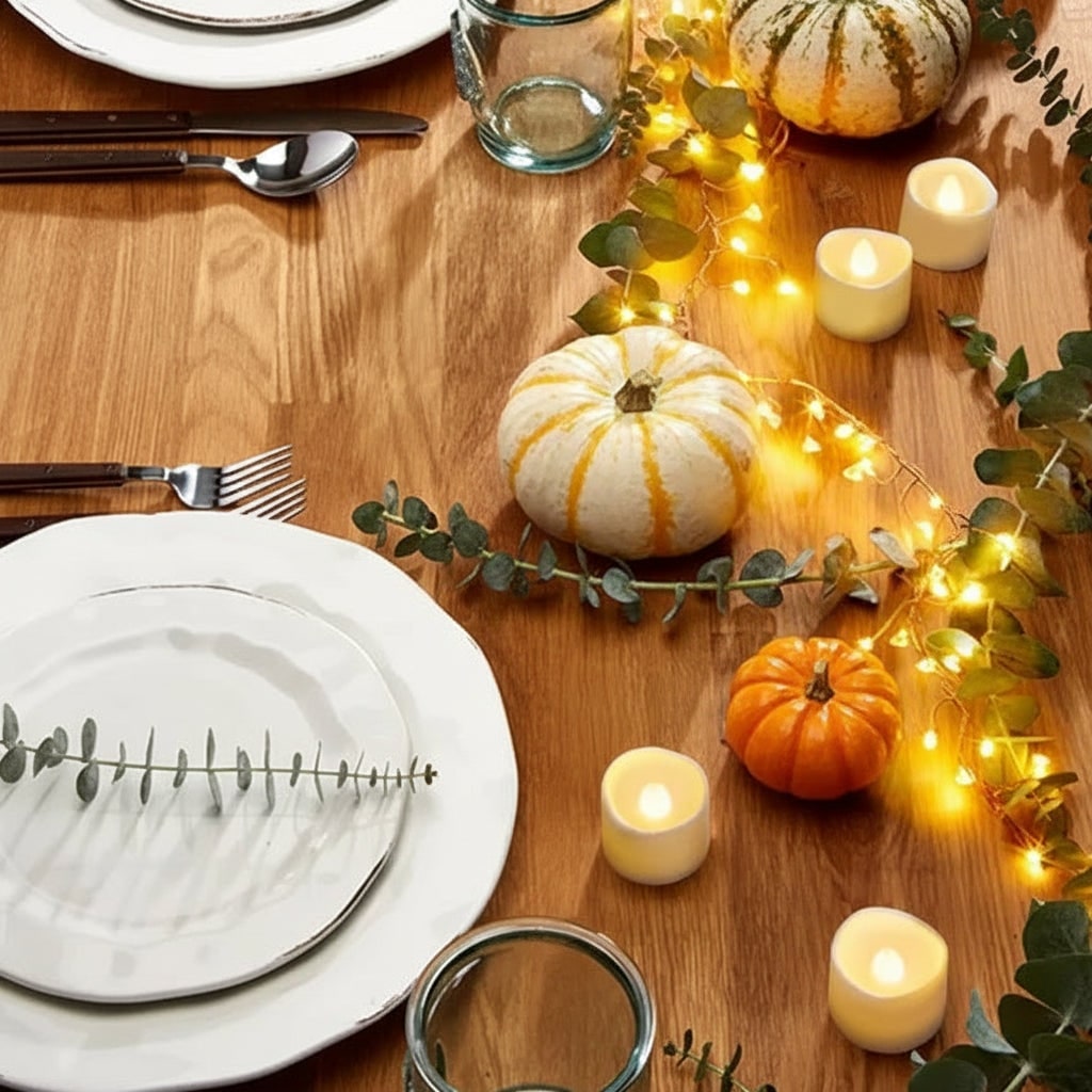 Halloween Battery Operated LED Tea Light Candles with Flameless Warm Glow for Party Decoration