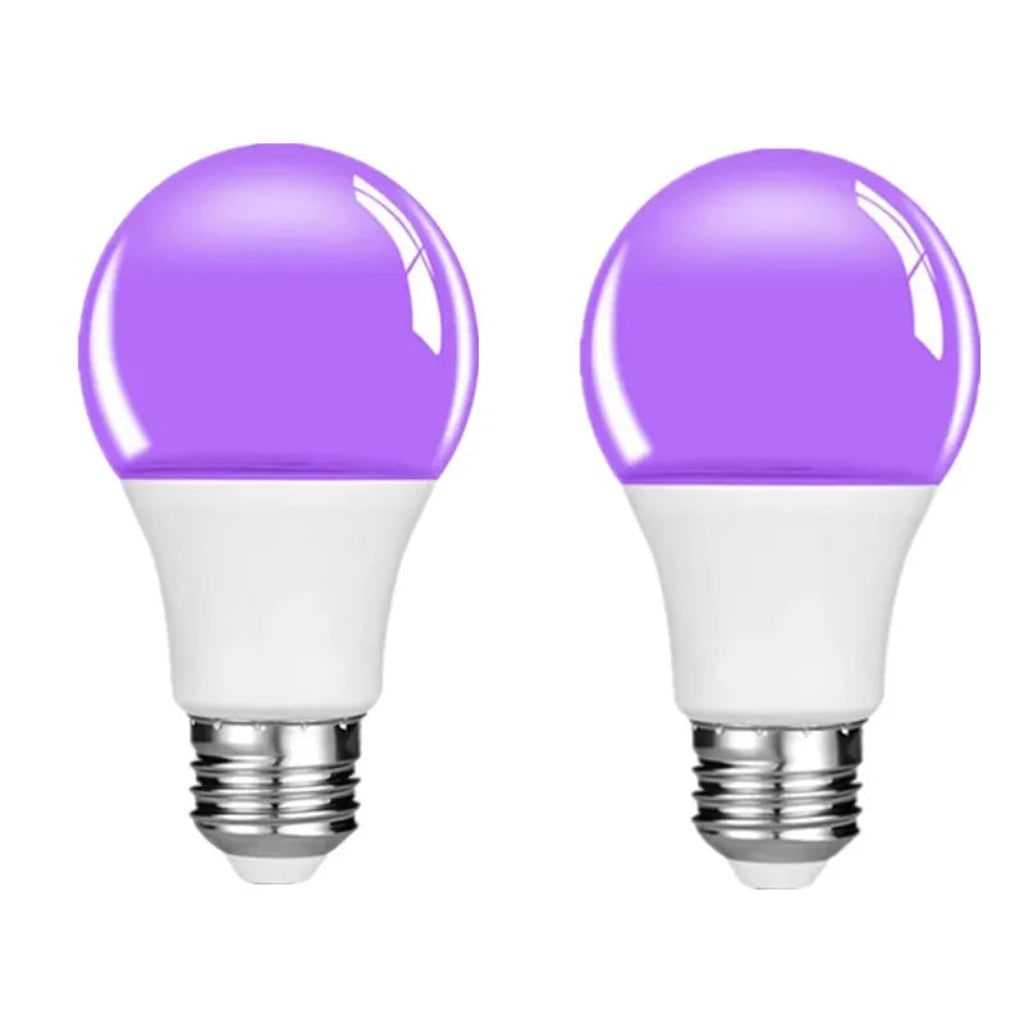 Halloween Blacklight Bulb LED UV Glow Effect A19 for Party Decoration and Haunted House E26