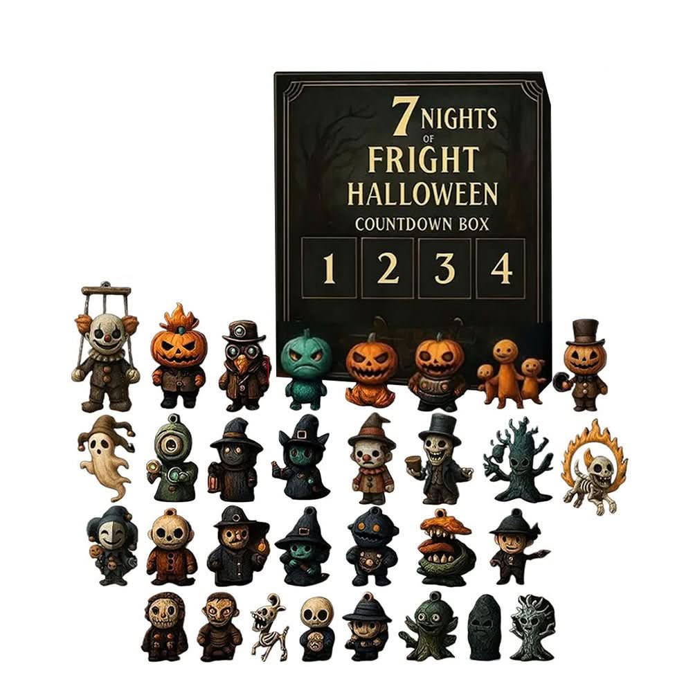 HALLOWEEN Countdown Box – 31 Nights of Fright Advent Calendar for Kids