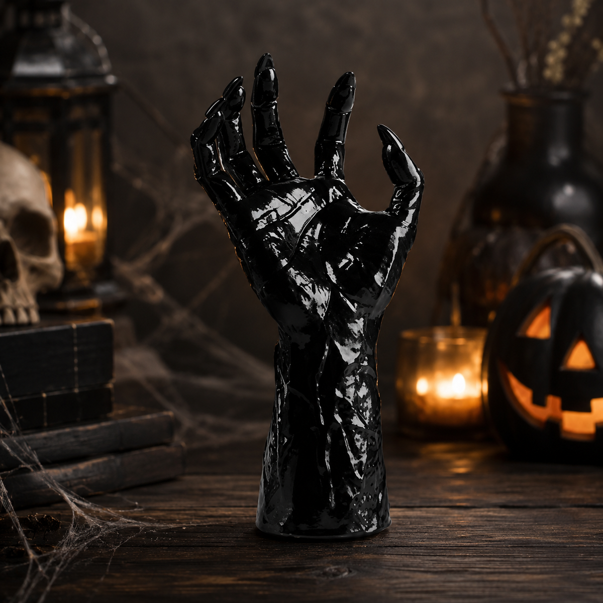 Halloween Creepy Hand Wall Candle Holder and Candlestick Stand for Gothic Decoration