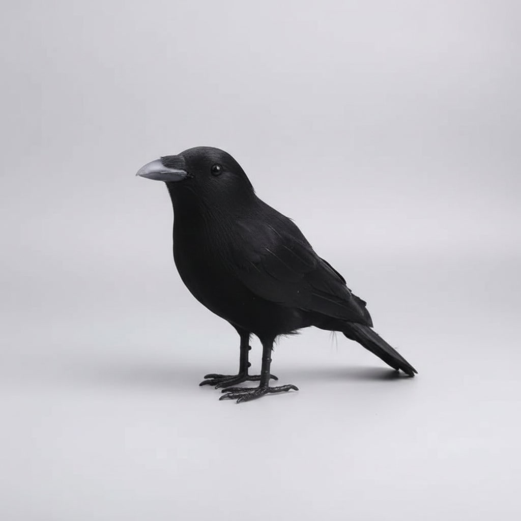 Halloween Crow Decorations Fake Black Artificial for Yard Haunted House Party Decor
