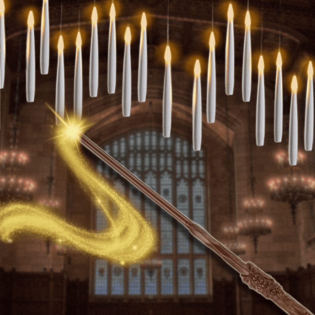 Halloween Flameless LED Taper Candles Tea Lights with Remote Control Floating Battery Operated