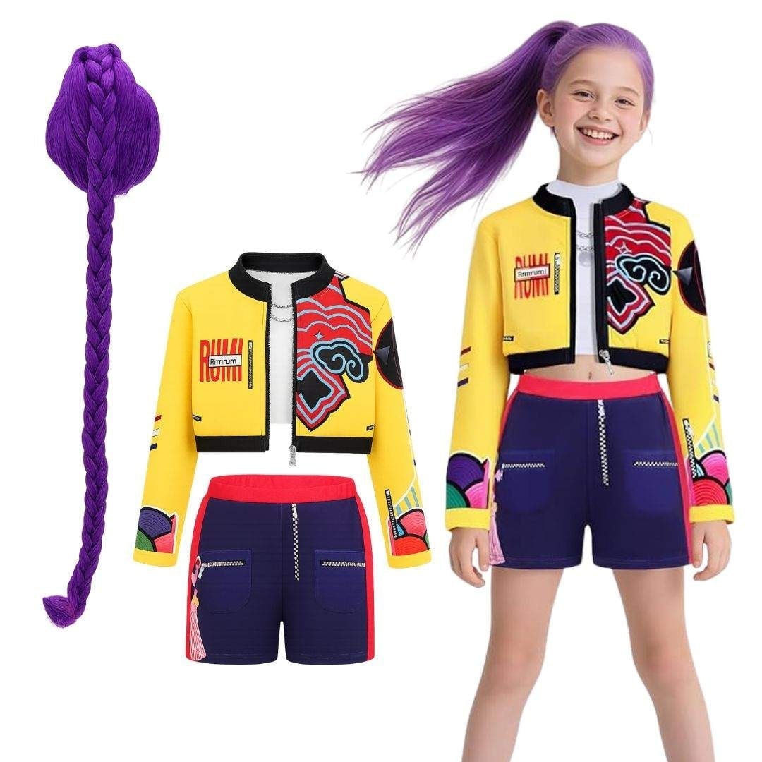Halloween Hip Hop Dance Costume with Crop Top Shorts and Joggers for Party Performance Wear
