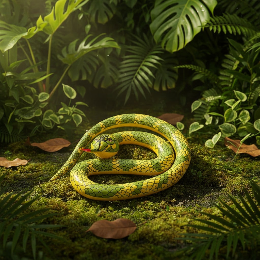 Halloween Inflatable Snake Toy for Outdoor Garden Party Decoration and Haunted House