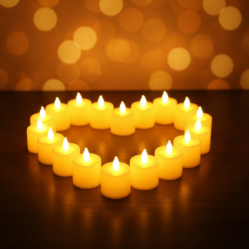 Halloween LED Fake Candles Battery Operated Flickering Lights for Indoor Decoration and Party