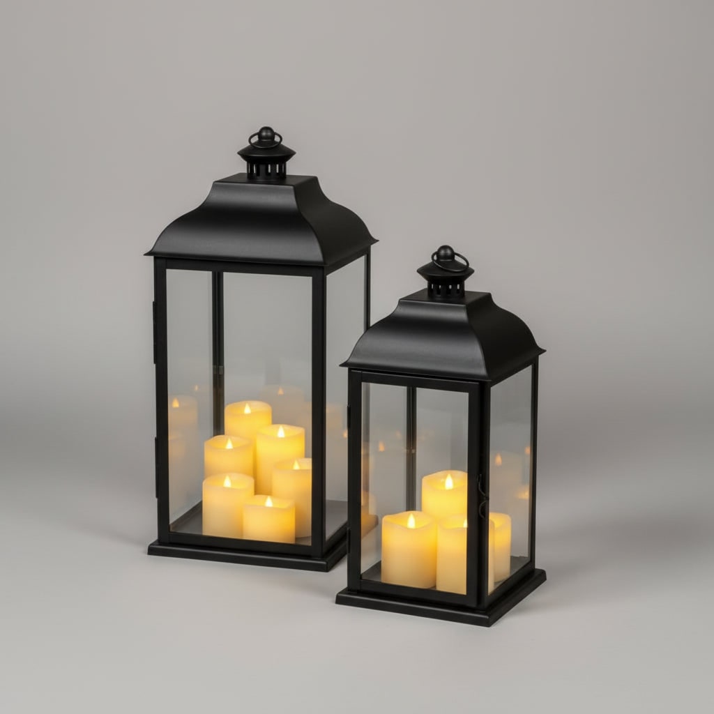 Halloween LED Fake Candles Battery Operated Flickering Lights for Indoor Decoration and Party