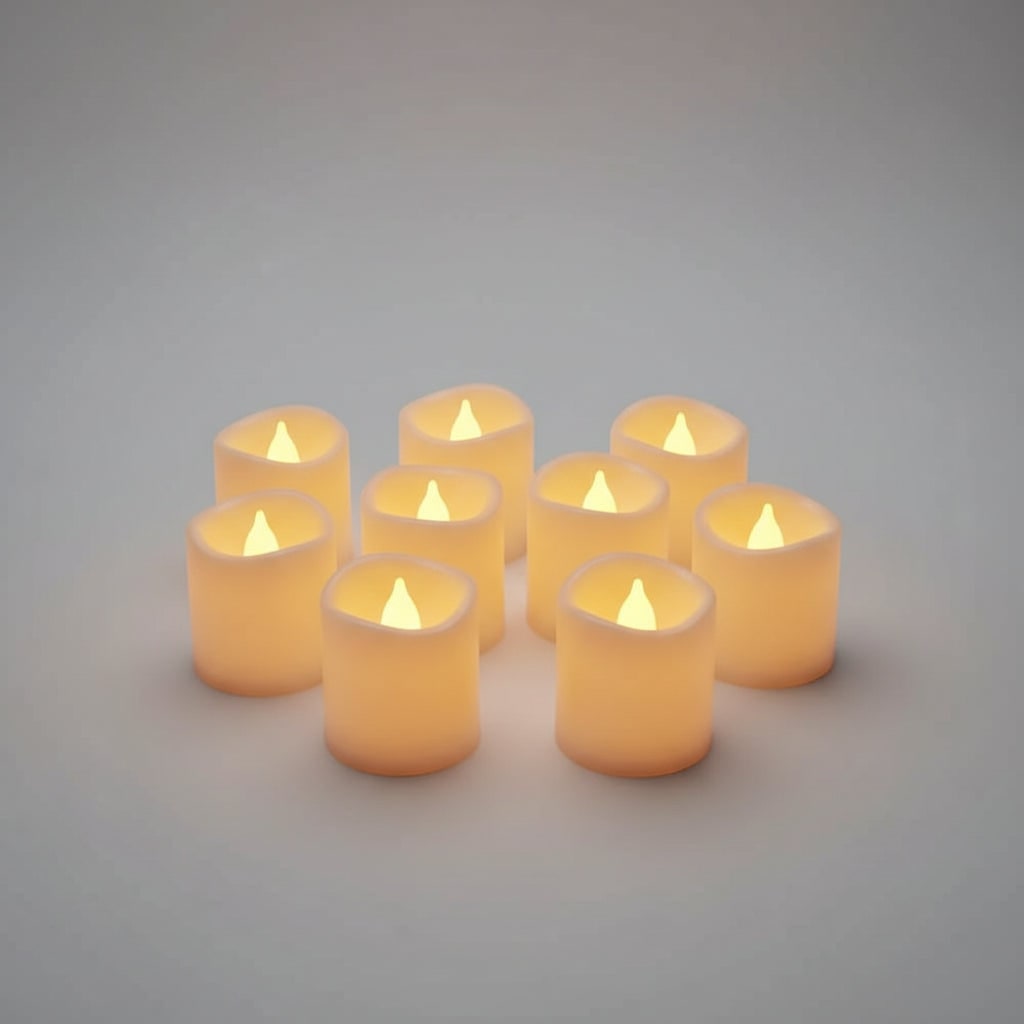 Halloween LED Fake Candles Battery Operated Flickering Lights for Indoor Decoration and Party