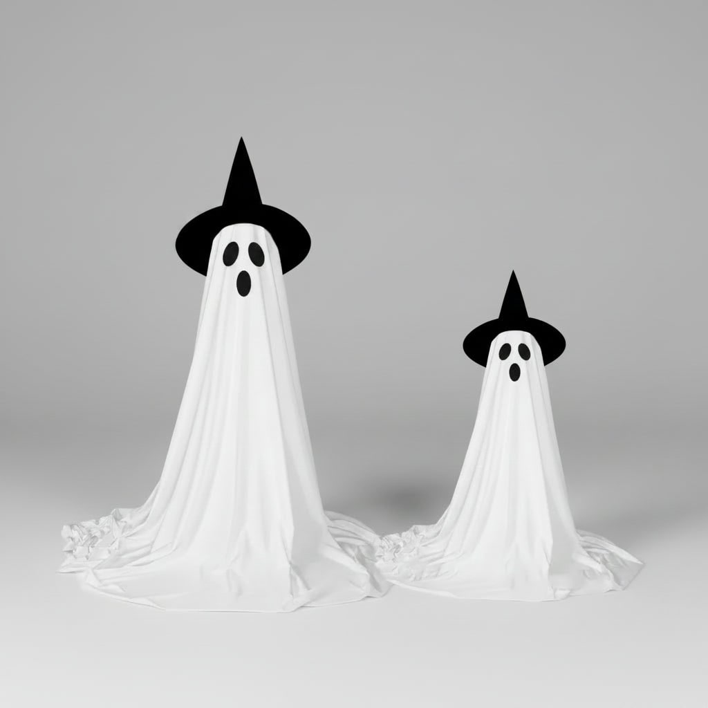 Halloween Lights Outdoor Ghost Decor Up Decoration with LED and Remote Control for Yard Party