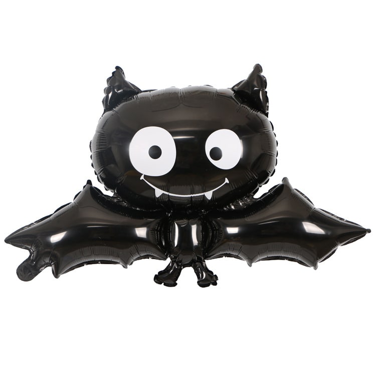 Halloween Party Balloons with Foil Letter Bat Pumpkin and Spider Decorations Kit