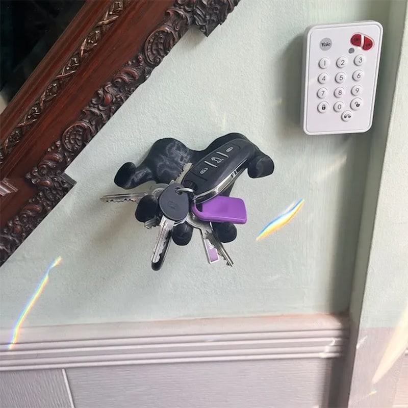 Halloween Scary Hand Wall Hook for Coats and Jackets with Key Holder Chain