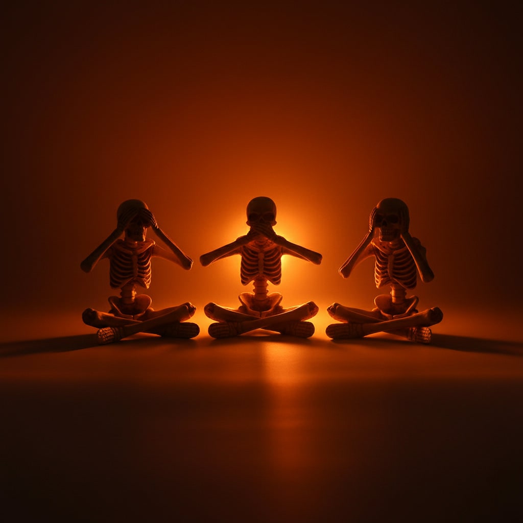 Halloween Decorations Home Decor Skeleton Shelf Sitter Set of 3 with Dangling Legs for Mantel