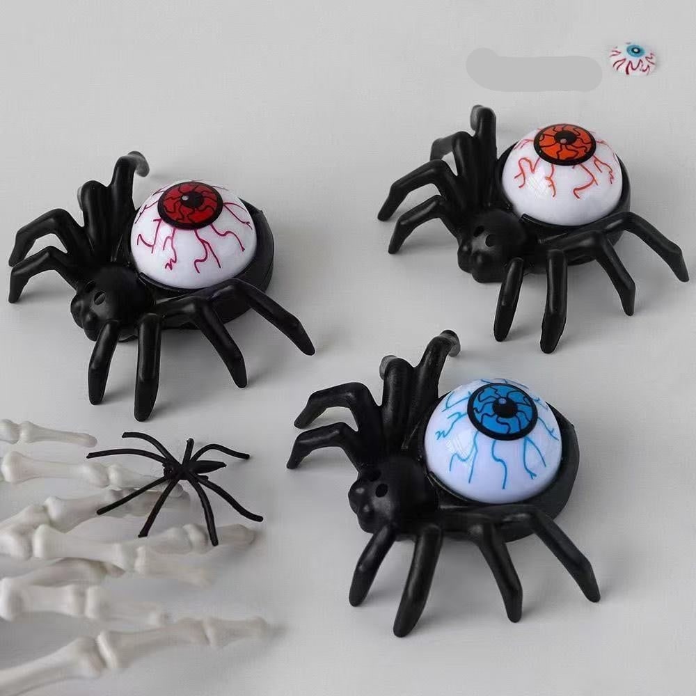 Halloween Spider Tea Lights with LED Candles Battery Operated Flameless Holder Decoration