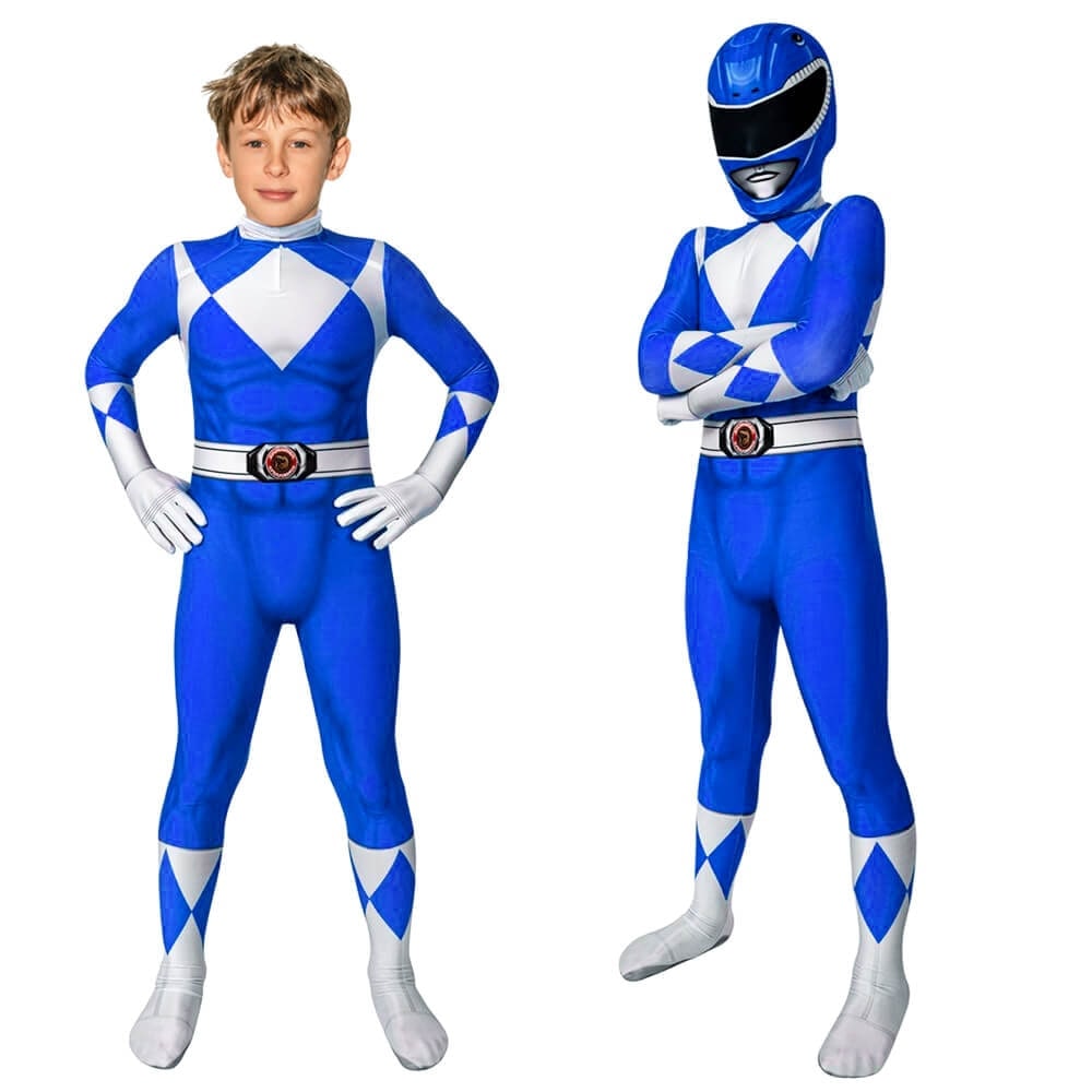 Halloween Superhero Park Ranger Costume Jumpsuit with Mask