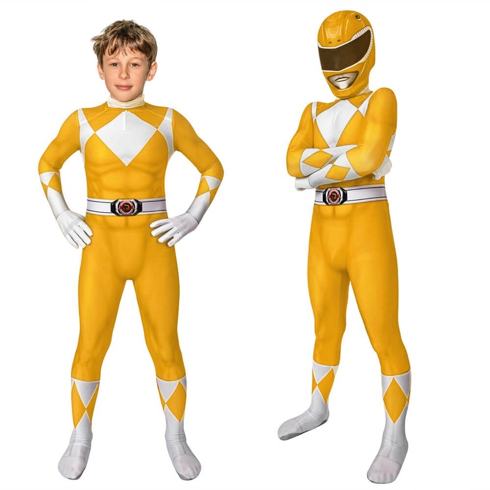 Halloween Superhero Park Ranger Costume Jumpsuit with Mask