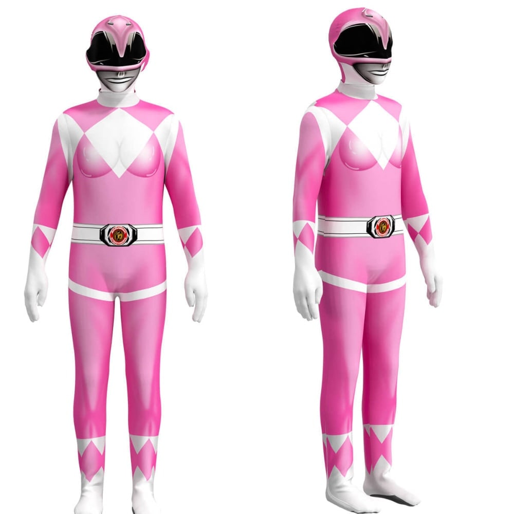 Halloween Superhero Park Ranger Costume Jumpsuit with Mask