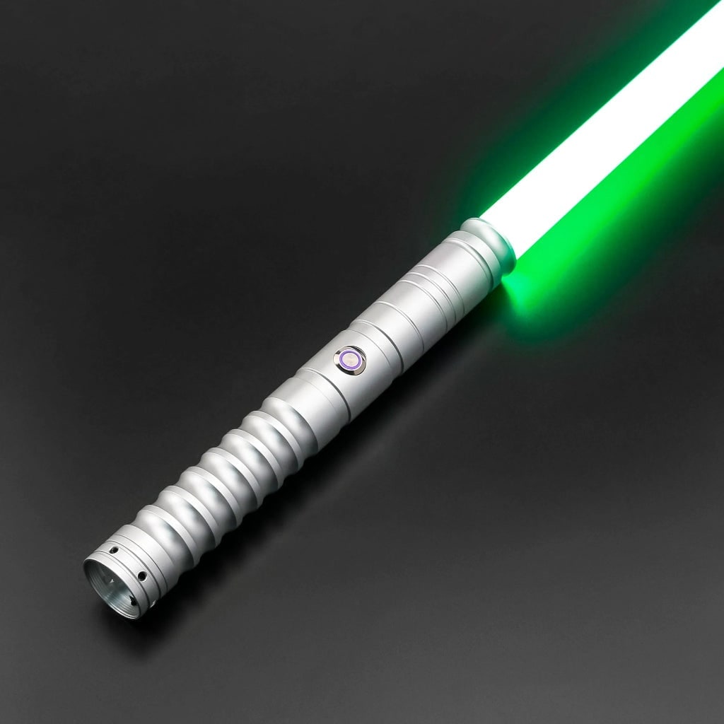 Halloween Toy Lightsaber Light Up Sword with Rgb LED Blade and Metal Handle for Cosplay Party