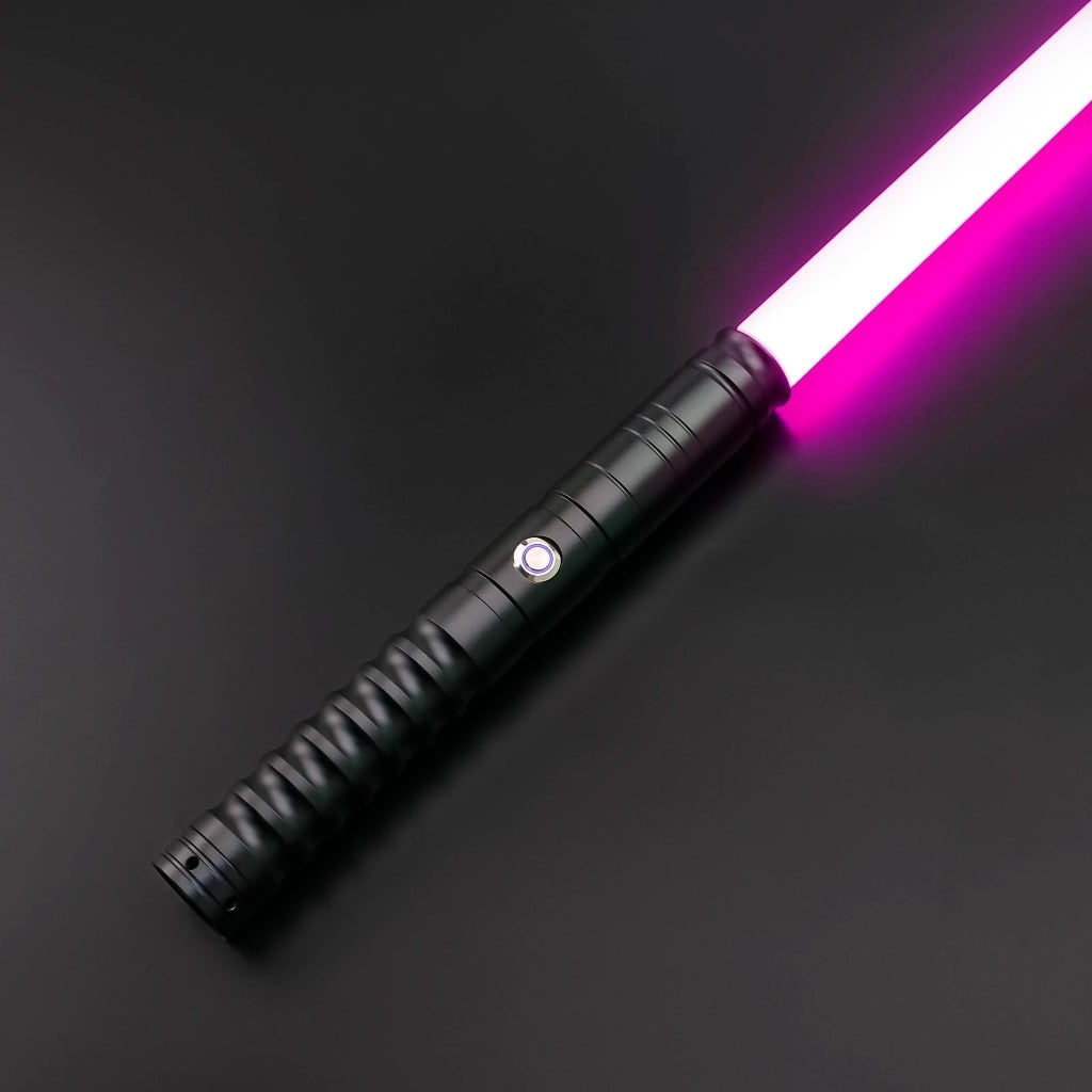 Halloween Toy Lightsaber Light Up Sword with Rgb LED Blade and Metal Handle for Cosplay Party