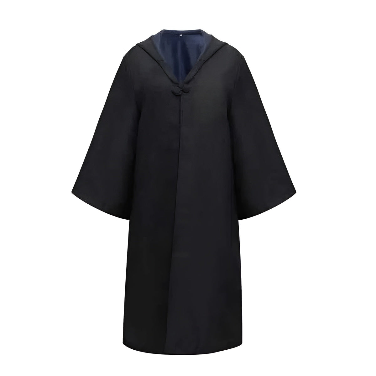 Halloween Wizard Costume Robe Set with Striped Scarf Tie and Glasses for Party and Cosplay
