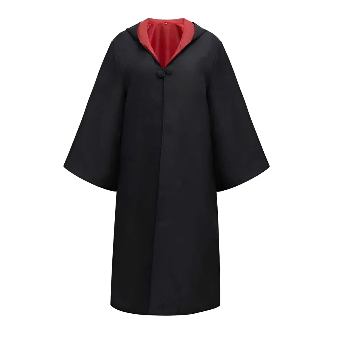 Halloween Wizard Costume Robe Set with Striped Scarf Tie and Glasses for Party and Cosplay